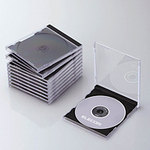 【即納】エレコム Blu-ray/DVD/CDケース(標準/PS/1枚収納) CCD-JSCN10シリーズ ブラック CCD-JSCN10BK [CCD-JSCN10BK]|| ELECOM