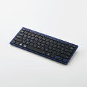 エレコム Bluetoothミニキーボード/パンタグラフ式/軽量/マルチOS対応/ブルー