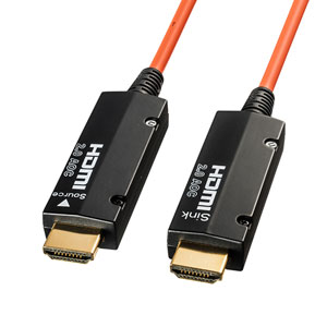 サンワサプライ HDMI2.0光ファイバケーブル KM-HD20-PFB15