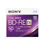 SONY ビデオ用BD-RE 書換型 片面2層50GB 2倍速 ホワイトワイドプリンタブル 10枚パック 10BNE2VJPS2