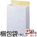 梱包袋 配送袋 宅配袋 250枚セット 大サイズ 横320mm×奥行（マチ）110mm×高さ400m ...