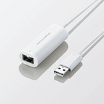 【即納】エレコム Wiiコントローラ対応ゲームパッドコンバータ 1ポート ホワイト JC-W01UWH [JC-W01UWH]|| ELECOM