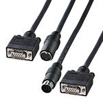 【即納】サンワサプライ ディスプレイ工事配線ケーブル（アナログRGB・10m） KC-K100 [KC-K100]