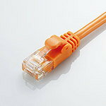 エレコム CAT6準拠 Gigabit やわらかLANケーブル オレンジ 2m [LD-GPY/DR2]|| ELECOM