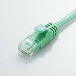 エレコム CAT6準拠 Gigabit やわらかLANケーブル グリーン 3m [LD-GPY/G3]|| ELECOM