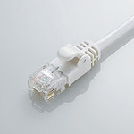 エレコム CAT6準拠 Gigabit やわらかLANケーブル ホワイト 2m [LD-GPY/WH2]|| ELECOM