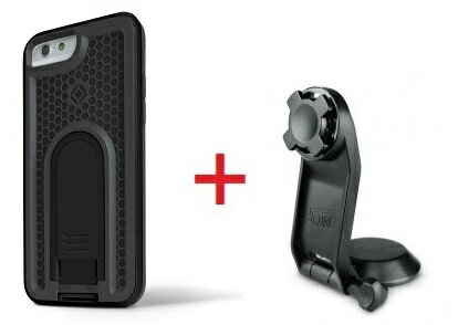 Intuitive Cube Japan X-Guard iPhone6/6s用ケース（ブラック）&三脚ホルダーセット [LG-MA08-3218_LG-XC05-0188_SET]|| ハードケース カバー カメラ スマホ 固定 旅行 アイフォン6 黒 iPhone6s おしゃれ 海外ブランド おもしろ 【newyear_d19】