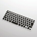 エレコム Macbook用シリコンキーボードカバー [PKC-MACB10CBK]|| ELECOM
