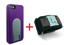 Intuitive Cube Japan X-Guard iPhone SE/5/5s用ケース（パープル）&スポーツアームバンド（L）セット [LG-MA03-0238_LG-XC02-0188L_SET]|| ハードケース カバー iPhone5 iPhone5s ランニング 紫 アイフォン5 おしゃれ 海外ブランド 【newyear_d19】