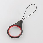 エレコム スマートフォン用ストラップ/フィンガーストラップ/ハイブリッド/ブラック [P-STFHVBK]