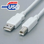 【即納】エレコム USB2.0 フェライトシース ケーブル 0.5m [USB2-FS05]|| ELECOM