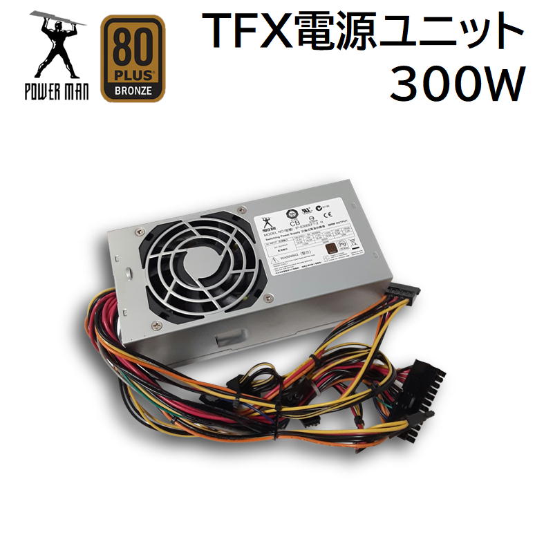 yÃp[czINWIN 300W TFXdjbg IP-S300EF7-2 H POWERMAN 80PLUS BRONZE 1Tԓۏ