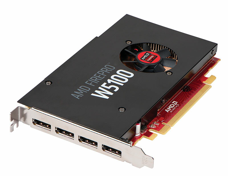【中古パーツ】 AMD FIREPRO W5100 4GB DPx4 フルハイト メール便送料無料