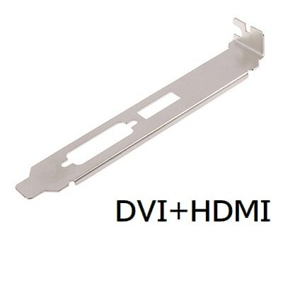 送料無料 ビデオカード用 フルハイトブラケット DVI+HDMI (DPにも一部対応) 標準サイズ グラボ交換用ブラケット [I3]