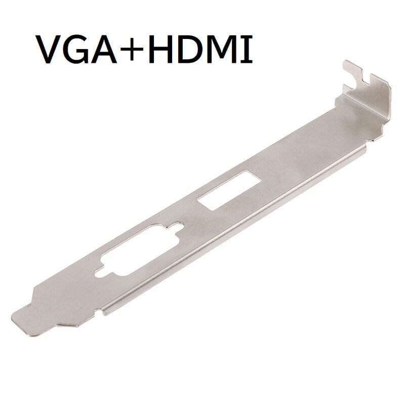 送料無料 ビデオカード用 フルハイトブラケット VGA+HDMI 標準サイズ グラボ交換用ブラケット[i4]