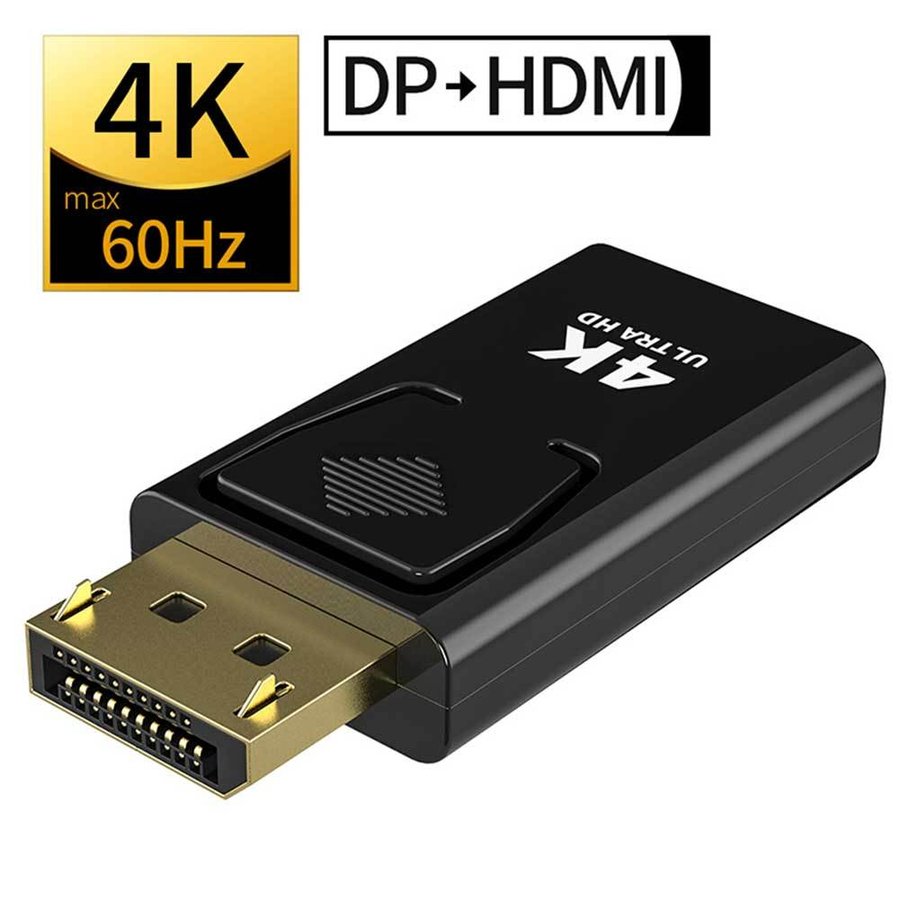 DisplayPort to HDMI 変換アダプタ 4K 60Hz対応 DPからHDMIに