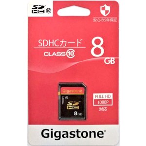 Gigastone SDカード 8GB SDHCメモリーカード Class10 GJS10-8G