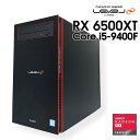 【中古ゲーミングPC】iiyama LEVEL∞ / Radeon RX 6500XT / Core i5-9400F / 16GB / SSD 512GB / Windows11