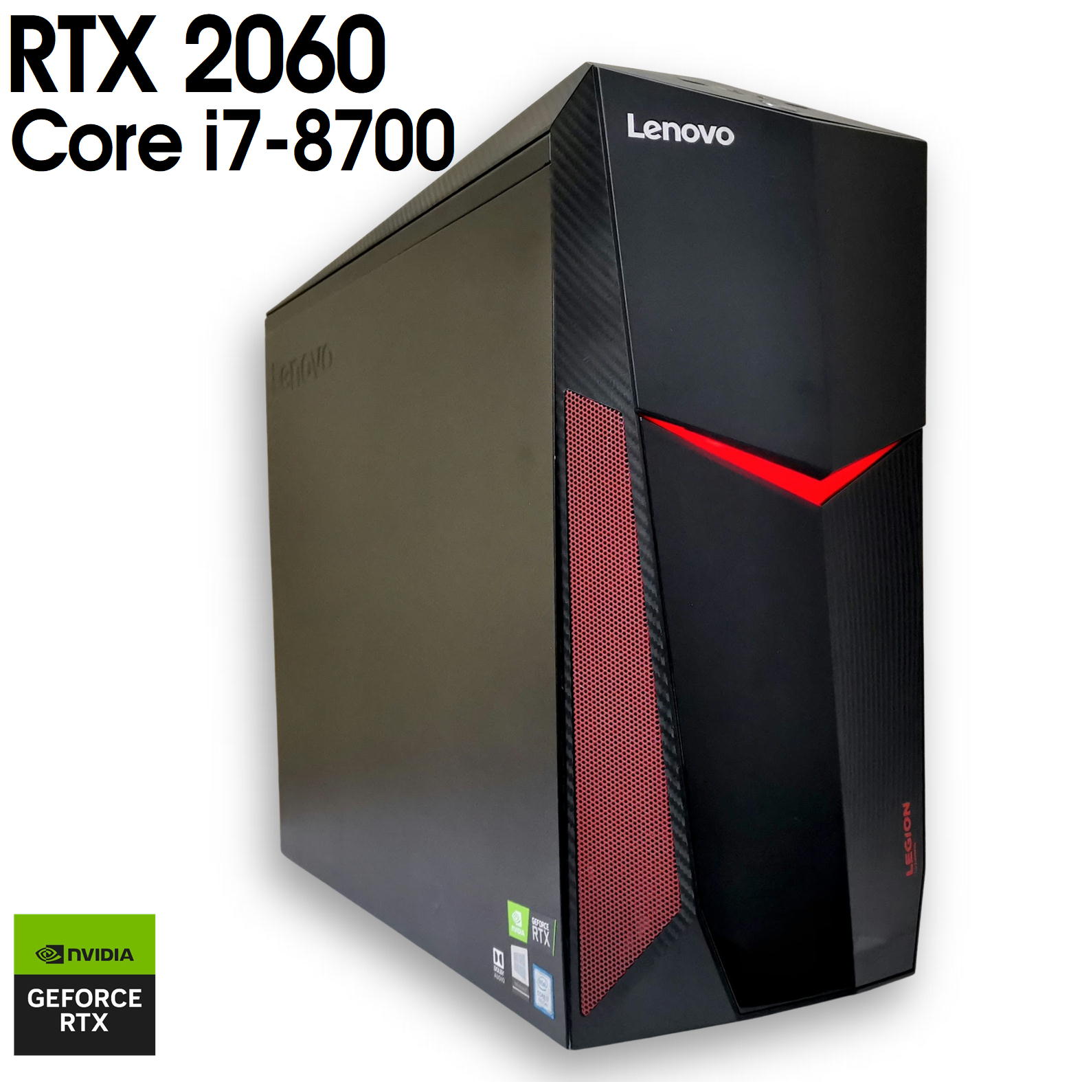 GATEWAY - 【中古ゲーミングPC】Lenovo・Legion Y520 / GeForce RTX 2060 / Core i7-8700 / 16GB / M.2 NVMe SSD 512GB / Windows11