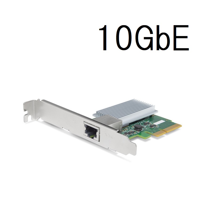 BUFFALO LGY-PCIE-MG10GbE対応 PCI Express LANボード デスクトップパソコンに高速な有線LANポートを増設できる、BUFFALO製PCI Express接続LANボードです。 10GBASE-T、5GBASE-T、2.5GBASE-T、1000BASE-T、100BASE-TXに対応。10GbE対応のNAS、サーバー、ネットワークスイッチなどと組み合わせることで、大容量データの転送やバックアップを高速化できます。 ※10Gbps、5Gbps、2.5Gbpsで通信するには、接続するNAS、サーバー、スイッチなども、それぞれの通信速度に対応している必要があります。 主な特長 最大10Gbps対応 10GBASE-T対応。従来の1000BASE-Tと比較して、規格上最大10倍の通信速度に対応します。 マルチギガ対応 10Gbps、5Gbps、2.5Gbps、1Gbps、100Mbpsの各通信速度に対応しています。 既設ケーブルを活用 5GBASE-Tおよび2.5GBASE-Tでは、カテゴリー5eまたはカテゴリー6のLANケーブルを利用できる場合があります。 Jumbo Frame対応 4088Bytesおよび9014BytesのJumbo Frameに対応しています。 対応する通信速度 通信規格 伝送速度 10GBASE-T 10Gbps 5GBASE-T 5Gbps 2.5GBASE-T 2.5Gbps 1000BASE-T 1Gbps 100BASE-TX 100Mbps LANケーブルについて 5Gbpsおよび2.5Gbps通信では、既に敷設されているカテゴリー5eまたはカテゴリー6のLANケーブルを利用して、ケーブルを引き直さずにネットワークを高速化できる場合があります。 10Gbps通信を利用する場合は、カテゴリー6A以上のLANケーブルをご使用ください。 ※LANケーブルの品質、配線距離、敷設環境、外部ノイズなどにより、対応規格上の通信速度が出ない場合があります。 対応機種・取り付け条件 PCI Express 3.0またはPCI Express 2.0の、x4、x8、x16スロットを搭載したデスクトップパソコンに対応します。 ※取り付け前に、パソコン内部の空きスロット、スロット形状、カードの寸法をご確認ください。※PCI Express x1スロットに取り付けた場合は、転送速度が低下します。※ノートパソコンには取り付けできません。 商品仕様 メーカー BUFFALO／バッファロー 型番 LGY-PCIE-MG JANコード 4981254044865 対応スロット PCI Express 3.0／2.0 x4、x8、x16 準拠規格 IEEE802.3an／IEEE802.3bz／IEEE802.3ab／IEEE802.3u LANポート数 1ポート コネクター形状 RJ-45型8極コネクター AUTO-MDIX 対応 対応通信速度 10Gbps／5Gbps／2.5Gbps／1Gbps／100Mbps Jumbo Frame 4088Bytes／9014Bytesヘッダー14Bytes、FCS 4Bytesを含む 電源 12V／3.3VPCI Expressバスより給電 最大消費電力 6.1W 外形寸法 約 幅121×高さ84×奥行19mm標準スロットカバーを含む 質量 約65g標準スロットカバーを含む 動作温度 0～55℃ 動作湿度 10～85％結露しないこと 付属品 無し（本体のみ）※ロープロブラケットは付属しません ご購入前にご確認ください ・本商品はデスクトップパソコン用の内蔵LANボードです。 ・対応OSおよびドライバーの提供状況を、事前にご確認ください。 ・最大通信速度を利用するには、接続先機器、LANケーブル、PCI Expressスロット、ドライバーなど、ネットワーク環境全体が対応している必要があります。 ・10Gbpsなどの通信速度は規格上の理論値です。実際の転送速度は、接続機器やパソコンの性能、ネットワーク環境などによって異なります。 ・中古品につき、多少の傷汚れ等はご容赦ください。