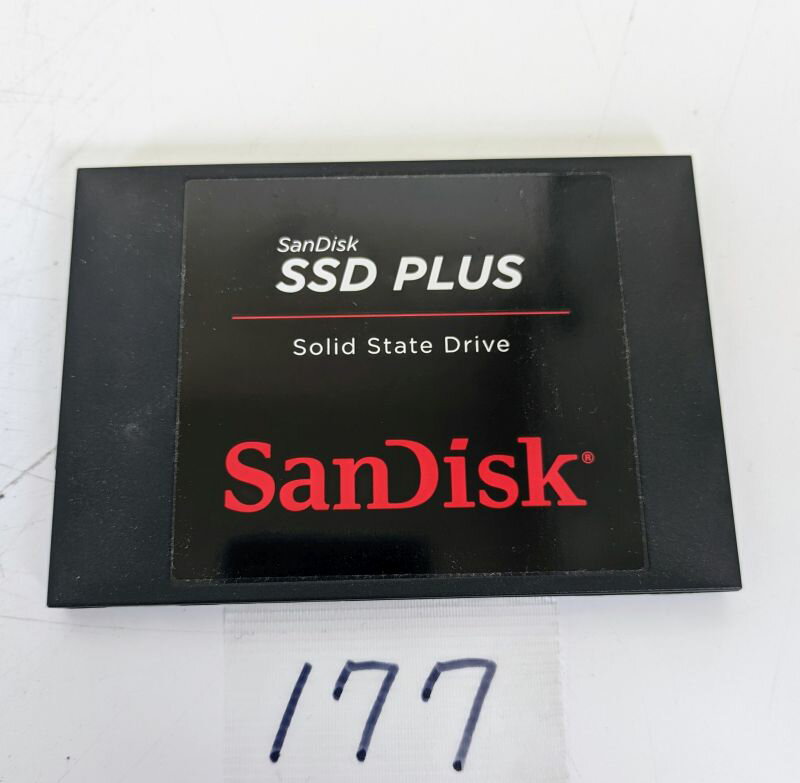 【中古パーツ】2.5インチ SSD 240GB　SanDisk　SDSSDA-240G　SATA3 メール便送料無料　1週間動作保証