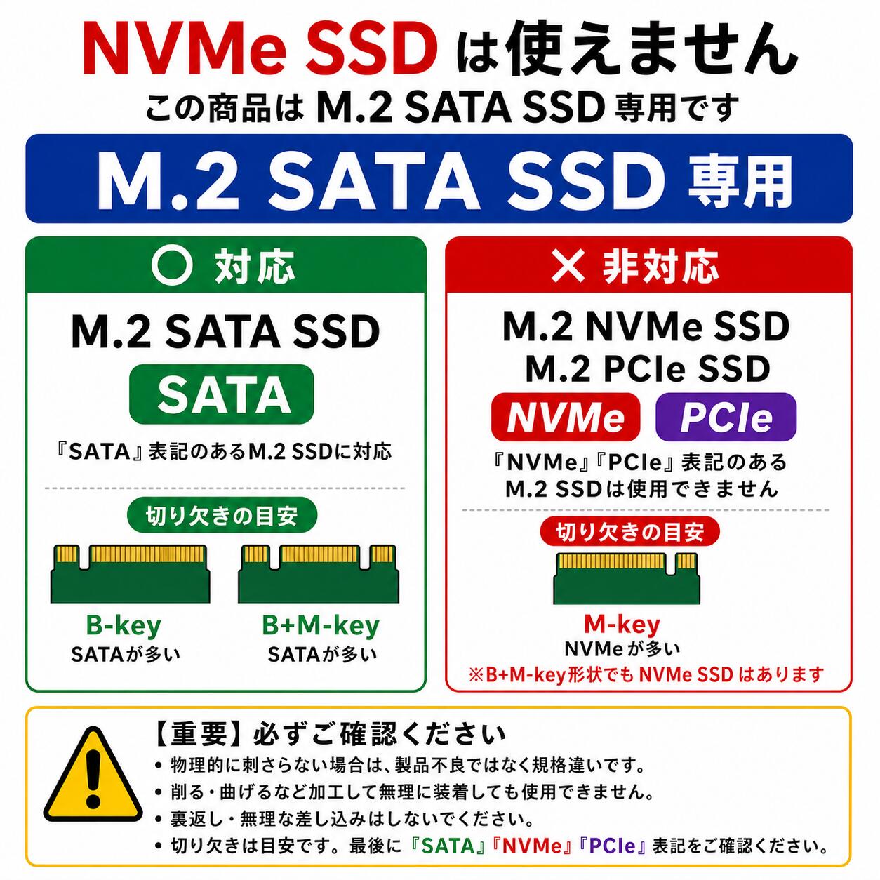 M.2 SSD USB クリア 外付けケース M.2 SATA専用 USB変換アダプタ UASP 5Gbps 透明【B5】 - Image 2