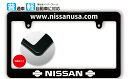 太縁サイズ ブラック ナンバーフレーム NISSAN (日産) ライセンスフレーム USDM 日本サイズ JPNサイズ 汎用ナンバーフレーム 1枚 1枚