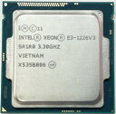 中古 PCパーツ ■ CPU ■ Intel XEON E3-1226 v3 ■ 第4世代(Haswell) ■ 3.3GHz (8MB/ 5 GT/s/ FCLGA1150) ■デスクトップ・ワークステーション・サーバー用