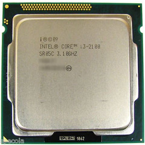 中古 PCパーツ ■ CPU ■ Intel Core i3 2100 ■ 第2世代(Sandy Bridge) ■ 3.10GHz (3MB/ 5 GT/s/ LGA1155) ■デスクトップ用