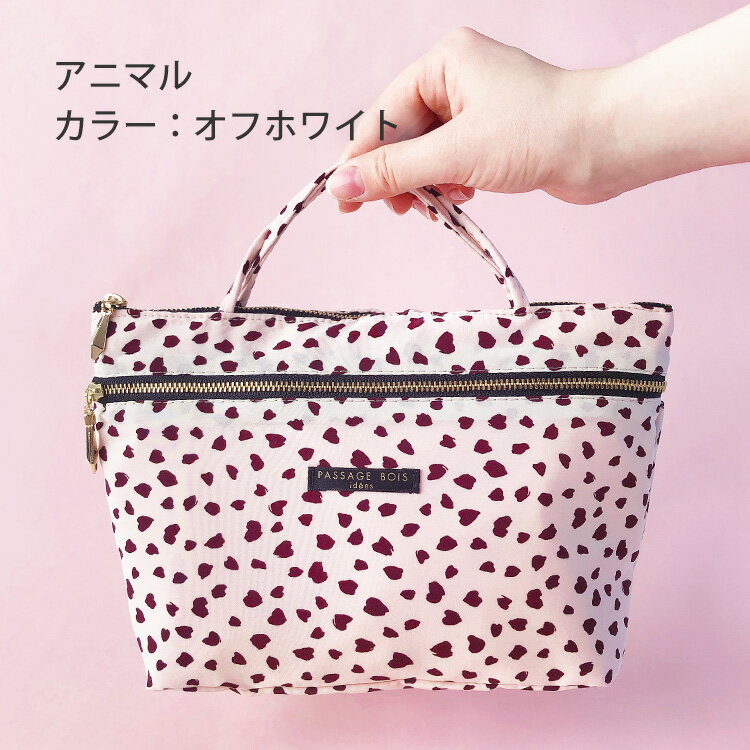 バックインバック リボン柄ファスナー付 L