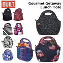 【選べる特典付】最新 BUILT ゴウメットバッグ GOURMET GETAWAY ランチバッグ （BUILT NY ビルト ニューヨークランチトート お弁当バッグ リモート セカンドバッグ ウエットスーツ素材 ブランド お散歩バッグ 通勤 持ち運び レディース）【ポイント11倍】【5月21迄】【ASU】