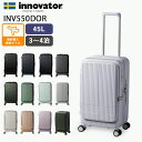 イノベーター スーツケース 45L INV550DOR（innovator キャリーバッグ キャリーケース ドアタイプ 旅行 出張 無料預入サイズ TSAロック ブレーキシステム ダブルキャスター メンズ レディース ブランド）