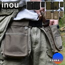 inou 身につけるマルチポケット(イノウ ウエストポーチ DIY ポケット バッグ ボディバッグ アウトドア 防水 耐久性 手ぶら 機能的 レジャー スリング...