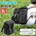 【専用ストラップ付】decorate BISCA L 25L デコレート リュック ビスカ ブラック（キッズ キッズリュック 通学カバン リュック 大容量 スクールバッグ 通学リュック 大容量 小学校）【送料無料 ポイント12倍】【4月9迄】【ASU】