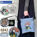 【500円OFFクーポン】ROOTOTE broderie-A 6842 FE.サコッシュ 2WAY(動物 刺しゅう ショルダーバッグ ハンドバッグ 個性的 ト...