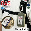 045 横浜帆布 Micro Wallet(横濱帆布鞄 艦船帆布 ウォレット コンパクト コインケース カードケース 定期入れ 財布 丈夫 男性 メンズ 海上自...
