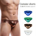 \お買い物マラソン期間中 当店全品P10倍/ メンズ セクシーランジェリー メンズ用 メタリックコスチューム メンズセクシー下着 セクシーショーツ 男性用 メタ...