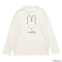 ミッフィーロングTシャツ EC限定柄 長袖 レディース 大人用 部屋着 ルームウェア ワンサイズ M~L かわいい うさぎ ハピンズ