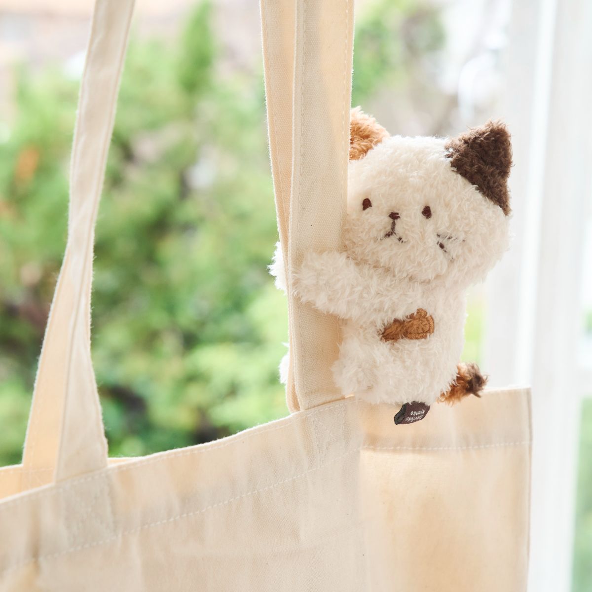 Rakuten - クリップ ぬいぐるみ マスコット ふくふくにゃんこ ぬい活 オフィス ステーショナリー ギフトにおすすめ プレゼント かわいい キャラクター ねこ ネコ ミケ猫 ハピンズ
