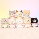 ふくふくにゃんこ 着せ替え にゃんこ アイドル コスチューム推し活 ぬいぐるみ 15cm 服 ぬい服 可愛い 猫 ヲタ活 オタ活 ハピンズ