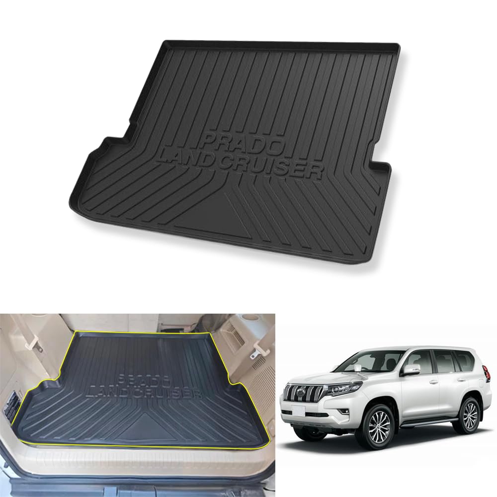 商品詳細と製品仕様 - COLLECTION SPEC - 【商品概要】トヨタ ランドクルーザー プラド LAND CRUISER PRADO 150系 前期 後期 （2009年9月〜） 7人乗り 汚れ防止 滑り防止 傷防止の立体フロアマットです。汚れ防止、滑り防止、傷防止、立体フロアマット、3Dなどの機能で、対象箇所を汚れやキズなどから守り、日常のお手入れとドレスアップをサポートします。【注目ポイント】汚れ防止、滑り防止、傷防止、立体フロアマット、3Dなど、商品ごとの仕様に合わせた実用性を備えています。ご購入前に適合車種・取付位置・商品の形状をご確認ください。【デザイン・保護性能】傷や汚れを防ぐだけでなく、愛車にデコレーションを施して高級感を演出します。使用するとおしゃれ度がグッとアップ！手軽に想像以上のドレスアップ効果をもたらします。【素材・耐久性】高品質なTPE素材で、環境に配慮した素材を採用しています。引っ越しや旅行する時に尖った物は車に傷をつけやすいので、本製品は傷や汚れを防ぐことができます。天然の革に比べると、耐水性と防汚性があり、手入れも簡単です。TPE材質は丈夫で傷がつきにくく、汚れが付着しても拭き取りやすく、お手入れも簡単です。【適合車種・対応情報】トヨタ ランドクルーザープラド 150系 前期 後期 LAND CRUISER PRADO （2009年9月〜） 7人乗り 車種専用設計。 ※ご注意：前期/後期共通設計のため、型式によっては右側部分に若干の隙間ができる場合がございます。(詳細は商品ページの写真をご参考下さい。) 後期に使用する時は3列目シートの格納が必要です。ご購入する前に、必ず車種や形状を確認してください。【取付方法】本製品は取付簡単です。商品をトランクに置くだけで取付完了です。脱着も簡単にできます。到着後すぐに取付できます。初心者でも手軽にカスタムできます。 安心のサービス保証 - SERVICE GUARANTEE - ■【商品・適合について】当店では、ドレスアップパーツやカーアクセサリーを多数取り揃えております。ぜひご覧ください。適合がご不明な場合や、お探しの商品が見つからない場合は、お気軽にお問い合わせください。 ■【商品到着後の確認について】商品到着後は、取り付け前に商品の形状・取付位置をご確認ください。初期不良や気になる点がございましたら、レビュー前に当店までご連絡ください。迅速に対応いたします。 ■【お問い合わせ方法】購入前：「ショップへ相談」から購入後：「購入履歴」→「ショップへ問い合わせる」からご不明な点はお気軽にお問い合わせください。 注目検索キーワード - SEARCH KEYWORDS - トヨタ、ランドクルーザー、プラド、LAND、CRUISER、PRADO、150系、前期、後期、（2009年9月〜）、7人乗り、車種専用設計、カーゴマット、トランクマット、ラゲッジマット、汚れ防止、滑り防止、傷防止、立体フロアマット、内装、3D、ラゲージトレイ、保護パーツ、ロゴあり、車体保護、カーアクセサリー、カスタムパーツ、車用品、バイク用品