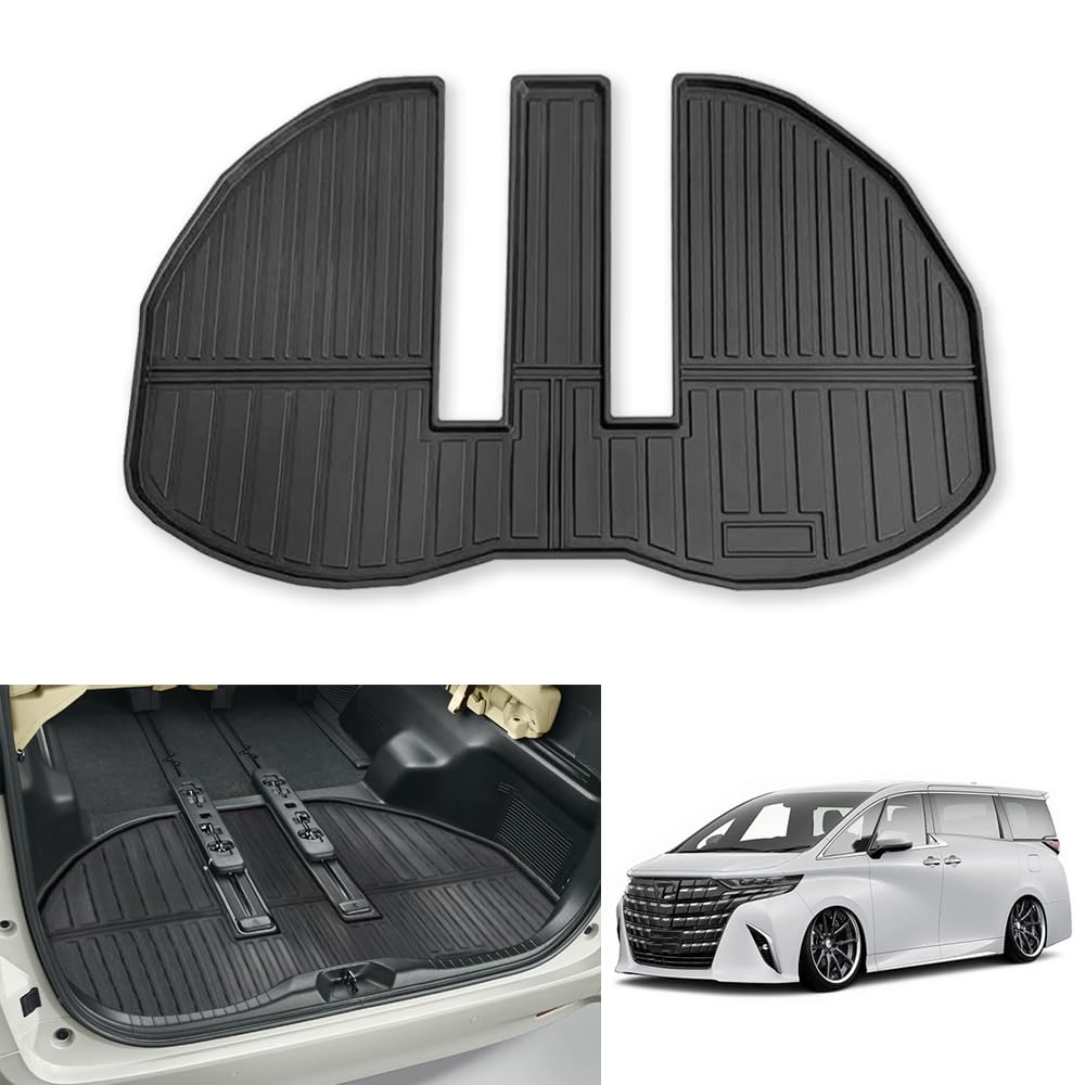 【適合車種】トヨタ アルファード ヴェルファイア 40系 （2023年6月~） 4代目 AAHH40W AAHH45W AGH40W 車種専用設計。ご注意：ご購入する前に、必ず車種や形状を確認してください。【高品質素材】本製品は高品質のTPE素材で、環境にやさしい素材で作られたものです。引っ越しや旅行する時に尖った物は車に傷をつけやすいので、本製品は傷や汚れを防ぐことができます。天然の革に比べると、耐水性と防汚性があり、手入れも簡単です。TPE材質は丈夫で傷がつきにくく、汚れがつくとタオルで拭けばすぐにきれいになります。【ドレスアップ】傷や汚れを防ぐだけでなく、愛車にデコレーションを施して高級感を演出します。使用するとおしゃれ度がグッとアップ！お手軽いに想像以上のドレスアップ効果をもたらします。【取り付け簡単】本製品は取付簡単です。商品をトランクに置くだけで取付完了です。脱着も簡単にできます。到着したすぐに取付できます。初心者でもお手軽にカスタムできます。【安心保証】弊社の商品は出荷前に厳格な検査を受けるので、ご安心して購入してください。物流などの理由により個々の製品に不具合が生じた場合は、何か問題がございましたら、下記の方法でお気軽に問い合わせてください。「アカウントサービス」＞「注文履歴」＞「販売元」＞「質問する」。