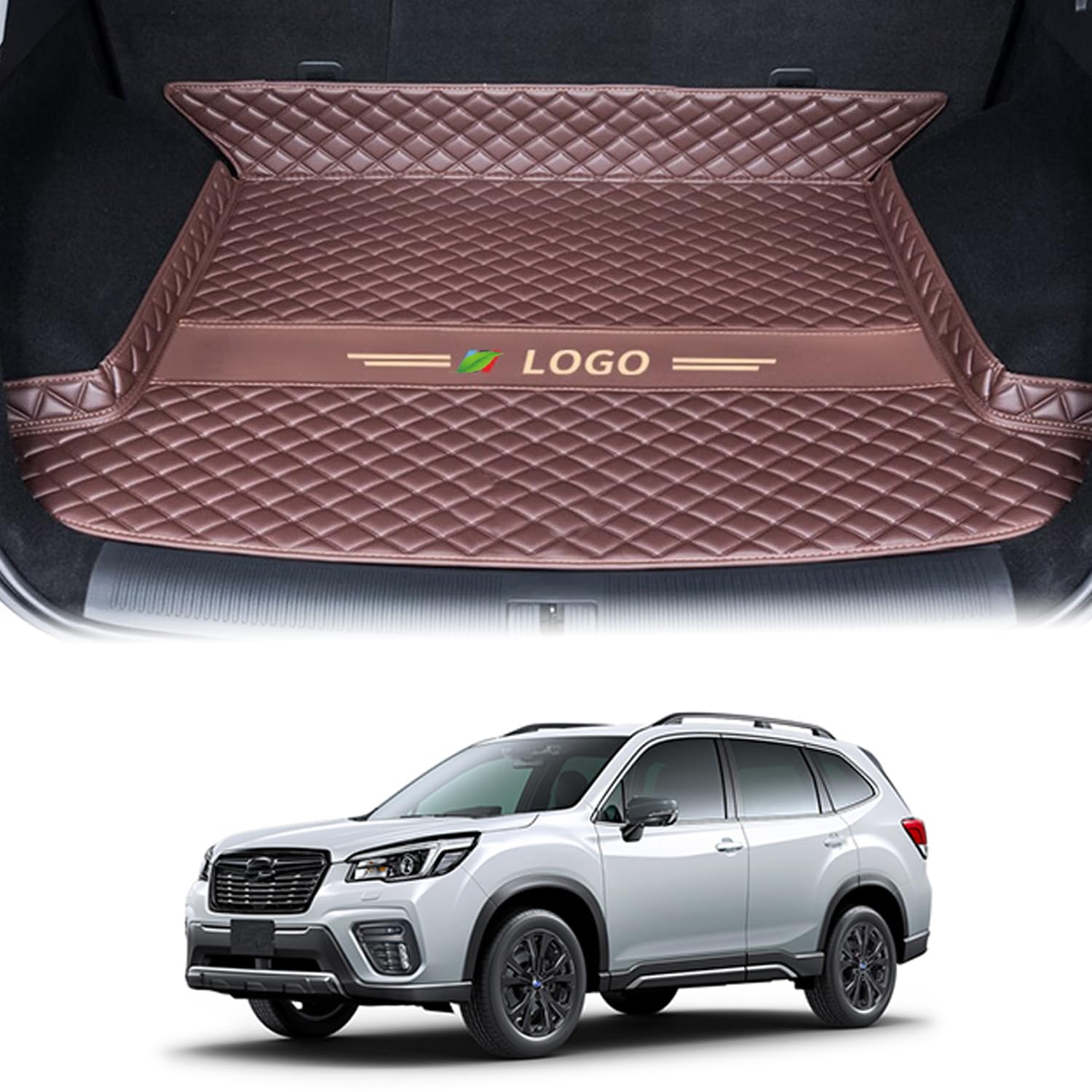 【適合車種】スバル フォレスター （2018年7月〜） 5代目 SK系 FORESTER 車種専用設計。ご注意：ご購入する前に、必ず車種や形状を確認してください。【高品質素材】本製品は高品質のXPEレザーの素材で、環境にやさしい素材で作られたものです。引っ越しや旅行する時に尖った物は車に傷をつけやすいので、本製品は傷や汚れを防ぐことができます。天然の革に比べると、耐水性と防汚性があり、手入れも簡単です。XPEレザーは丈夫で傷がつきにくく、汚れがつくとタオルで拭けばすぐにきれいになります。【ドレスアップ】傷や汚れを防ぐだけでなく、愛車にデコレーションを施して高級感を演出します。使用するとおしゃれ度がグッとアップ！お手軽いに想像以上のドレスアップ効果をもたらします。【取り付け簡単】本製品は取付簡単です。商品をトランクに置くだけで取付完了です。到着したすぐに取付できます。初心者でもお手軽にカスタムできます。お受け取りになって折り目や匂いがあれば、風通しの良い場所に置いて、重い荷物でしばらく押してください。あるいはトランクに入れて重い荷物でしばらく押せば回復します。【安心保証】弊社の商品は出荷前に厳格な検査を受けるので、ご安心して購入してください。物流などの理由により個々の製品に不具合が生じた場合や製品のパッケージなどにご不満のは、下記の方法でお気軽に問い合わせてください。「アカウントサービス」＞「注文履歴」＞「販売元」＞「質問する」。24時間以内対応いたします。