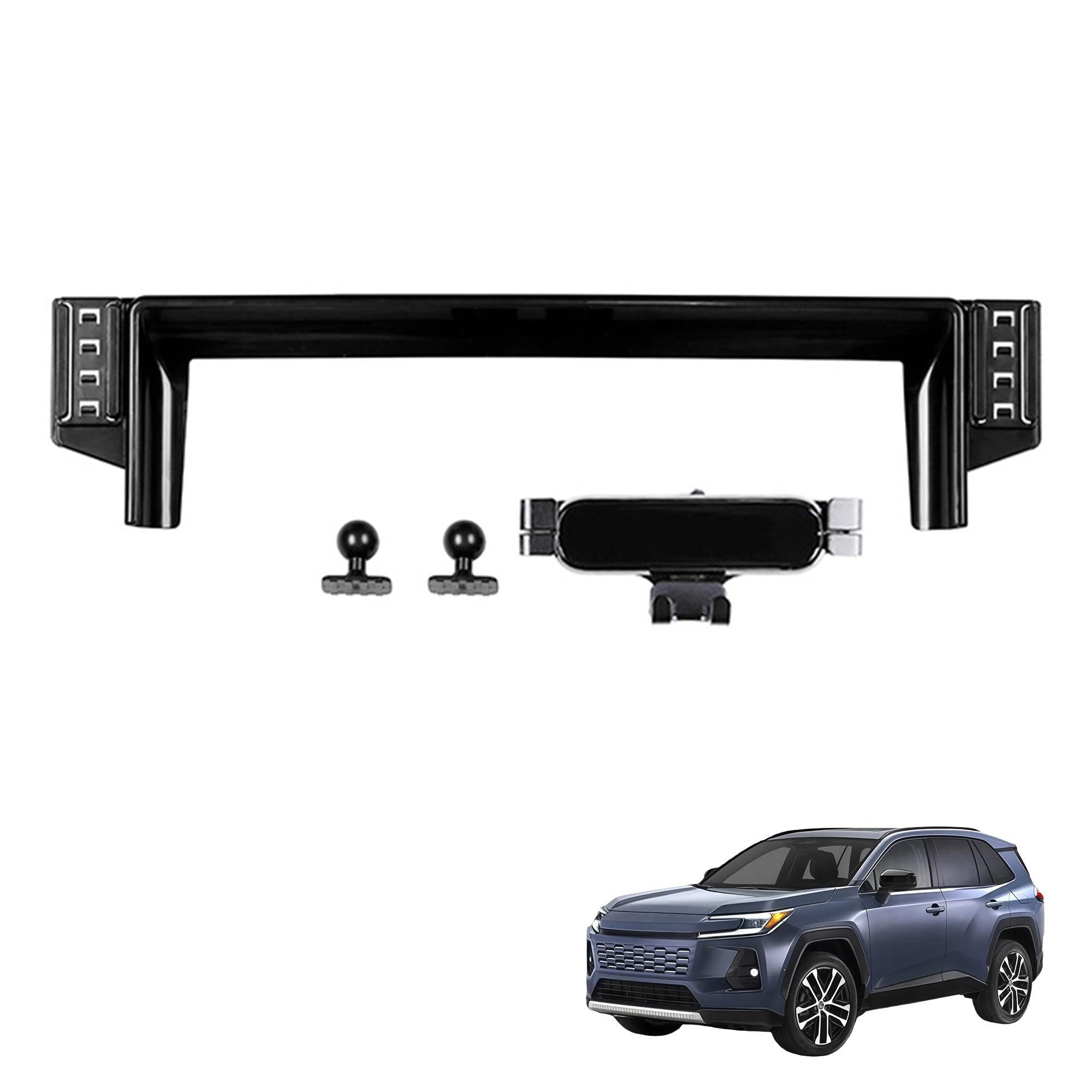 【適合車種】：新型rav4 60系（2025年11月後〜）全グレード対応、ご確認の上ご購入ください。【清潔とスタイル】：車内を整理しやすくなります。のを防ぎ、キズ、汚れ、水濡れを効果的に防止し、快適な車内環境を保つことができます。同時に、スタイリッシュなデザインで車内の内装を引き立て、高級感を演出します。【高品質ABS素材】：高品質のABS素材を採用しており、耐久性に優れています。色あせや変形がしにくく、長期間美しい状態を保つことができます。また、取り付け部位と密着する、ガタツキが生じません。無臭なので、快適なドライブをお楽しみいただけます。【簡単取付】：取り付け方法は簡単で、誰でも容易に操作できます。特別な工具は必要なく、製品を取り付け部位に接続するだけで設置が完了します。【品質保証】当社では出荷前に厳格な検査を行っておりますので、ご安心してご購入いただけます。もし何かご質問やご不明点がございましたら、直ちに対応いたします。