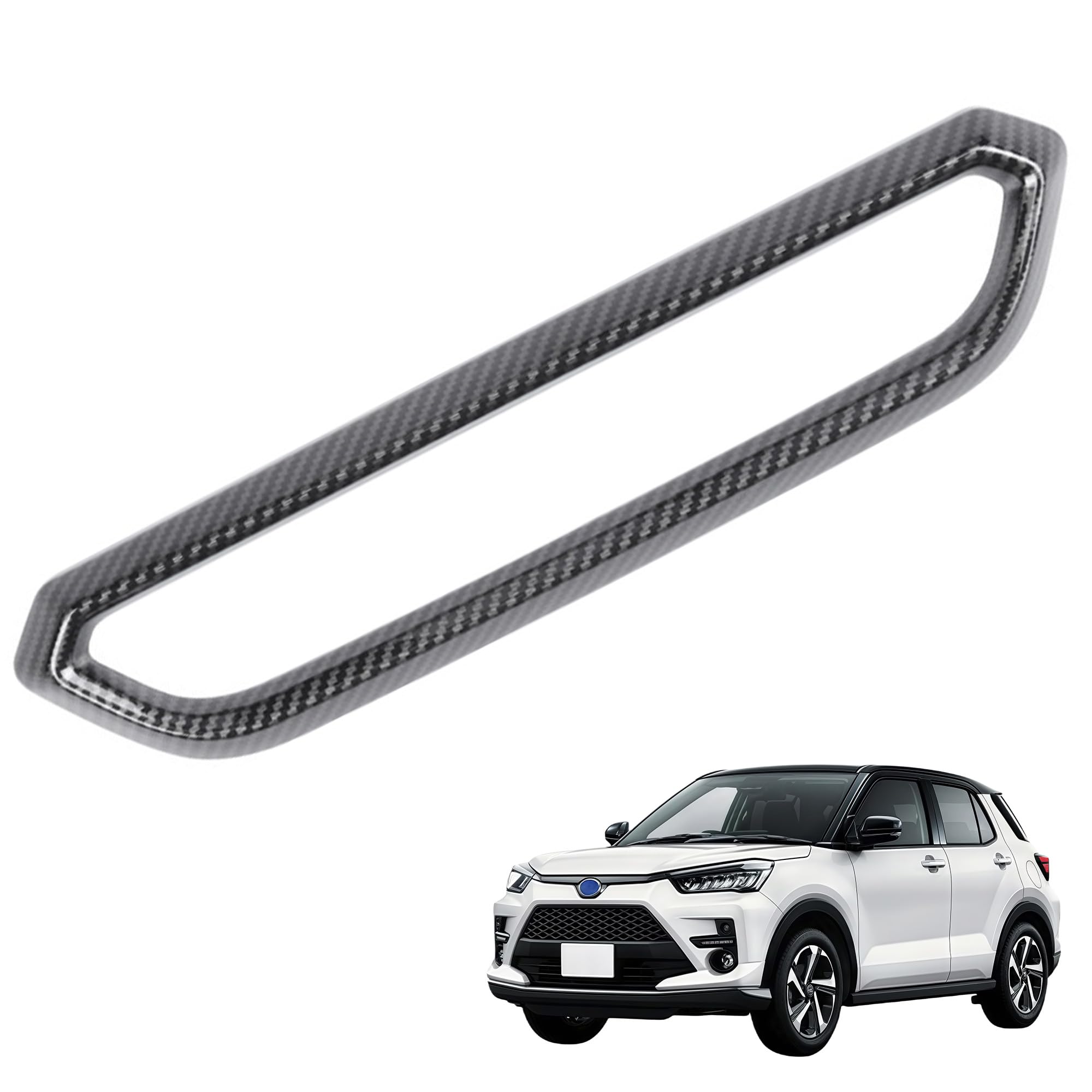 【適合車種】：この内装パネルは、ライズ/ロッキー RAIZE A200A/210A型 2019年11月〜現行の車種に完全に適合し、車内の装飾品質を向上させることができます。商品は必要な位置に簡単に取り付けることができます。【清潔とスタイル】：車内を整理しやすくなります。のを防ぎ、キズ、汚れ、水濡れを効果的に防止し、快適な車内環境を保つことができます。同時に、スタイリッシュなデザインで車内の内装を引き立て、高級感を演出します。【高品質ABS素材】：高品質のABS素材を採用しており、耐久性に優れています。色あせや変形がしにくく、長期間美しい状態を保つことができます。また、取り付け部位と密着する、ガタツキが生じません。無臭なので、快適なドライブをお楽しみいただけます。【簡単取付】：取り付け方法は簡単で、誰でも容易に操作できます。特別な工具は必要なく、製品を取り付け部位に接続するだけで設置が完了します。【品質保証】当社では出荷前に厳格な検査を行っておりますので、ご安心してご購入いただけます。もし何かご質問やご不明点がございましたら、直ちに対応いたします。