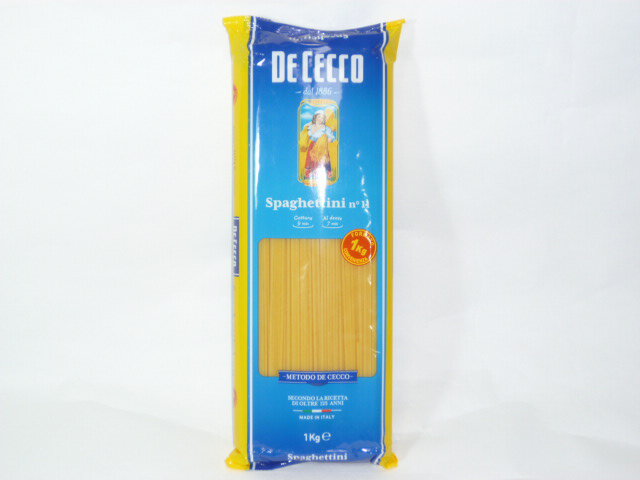 最速出荷!!　平日午前中のご注文は当日出荷!! ディチェコ スパゲティーニ 【DeCecco】 No.11 ＜1.6mm＞ 業務用 1kg 品質保証 ＜食品＞ 楽天最安値に挑戦中!! 【輸入食品 輸入食材】