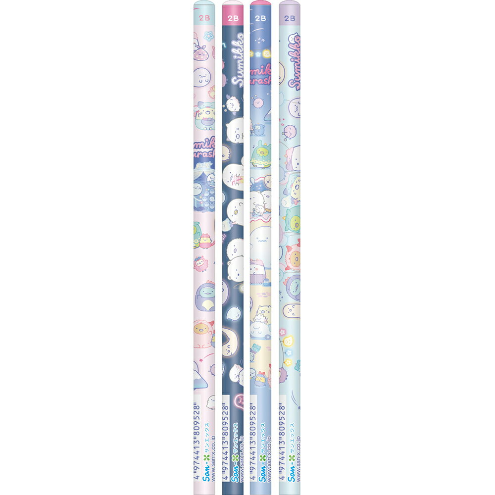 単品販売　1本価格　すみっコぐらし S/G 鉛筆 2B 22.7 オバケ サンエックス　どの柄が届くかはお楽しみ♪