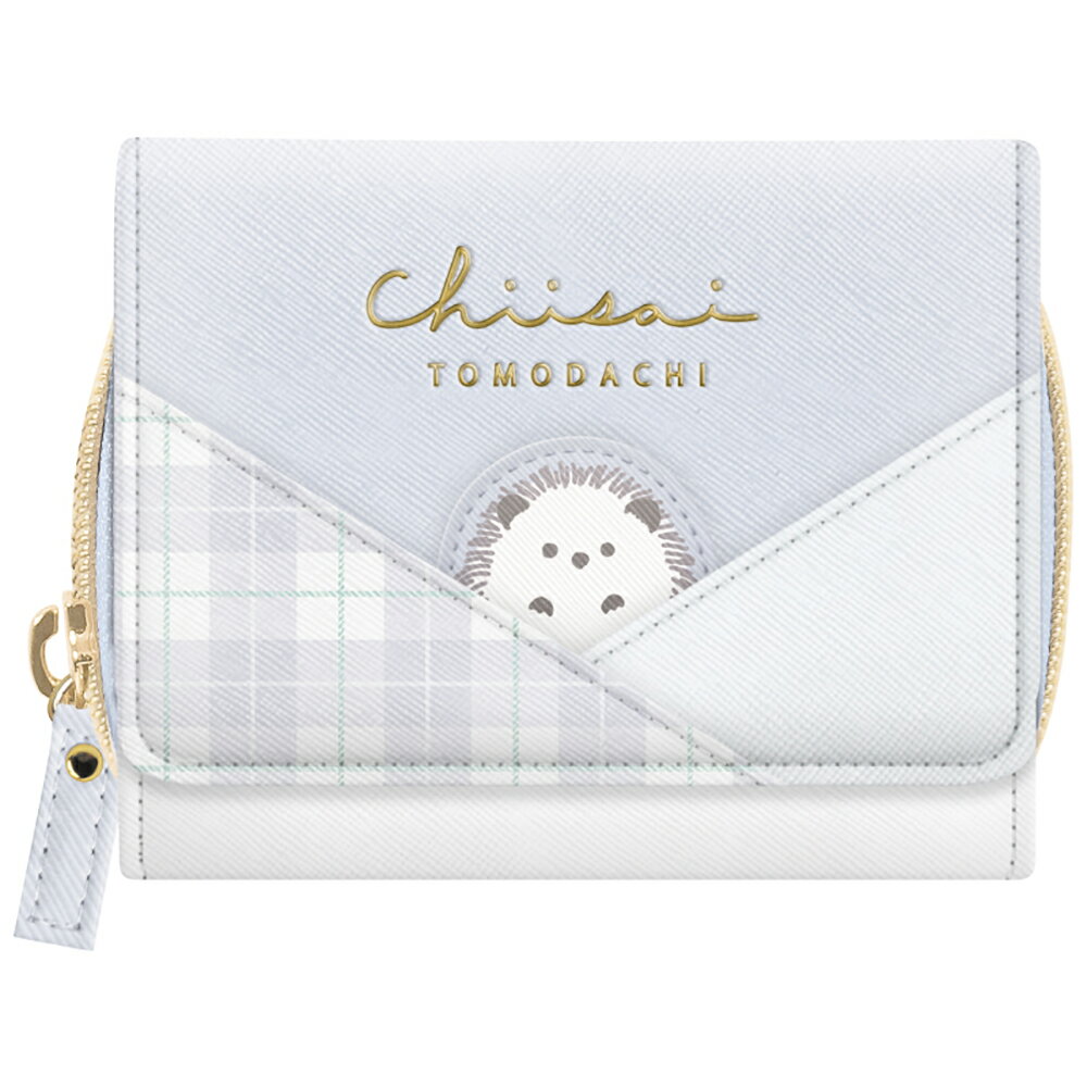 クラックス ぴょこふれ三つ折り財布/ハリネズミ(4)