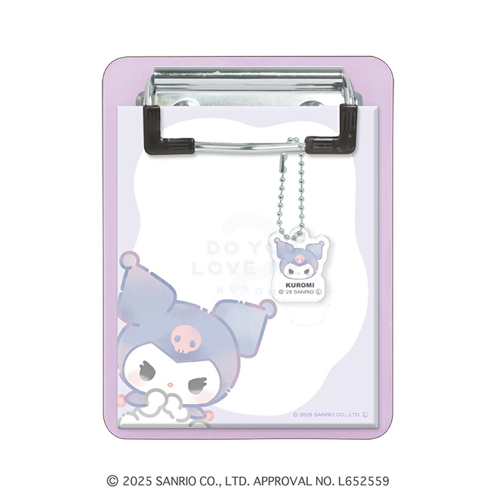 クロミ CM サンリオチャーム付バインダーメモ/クロミ