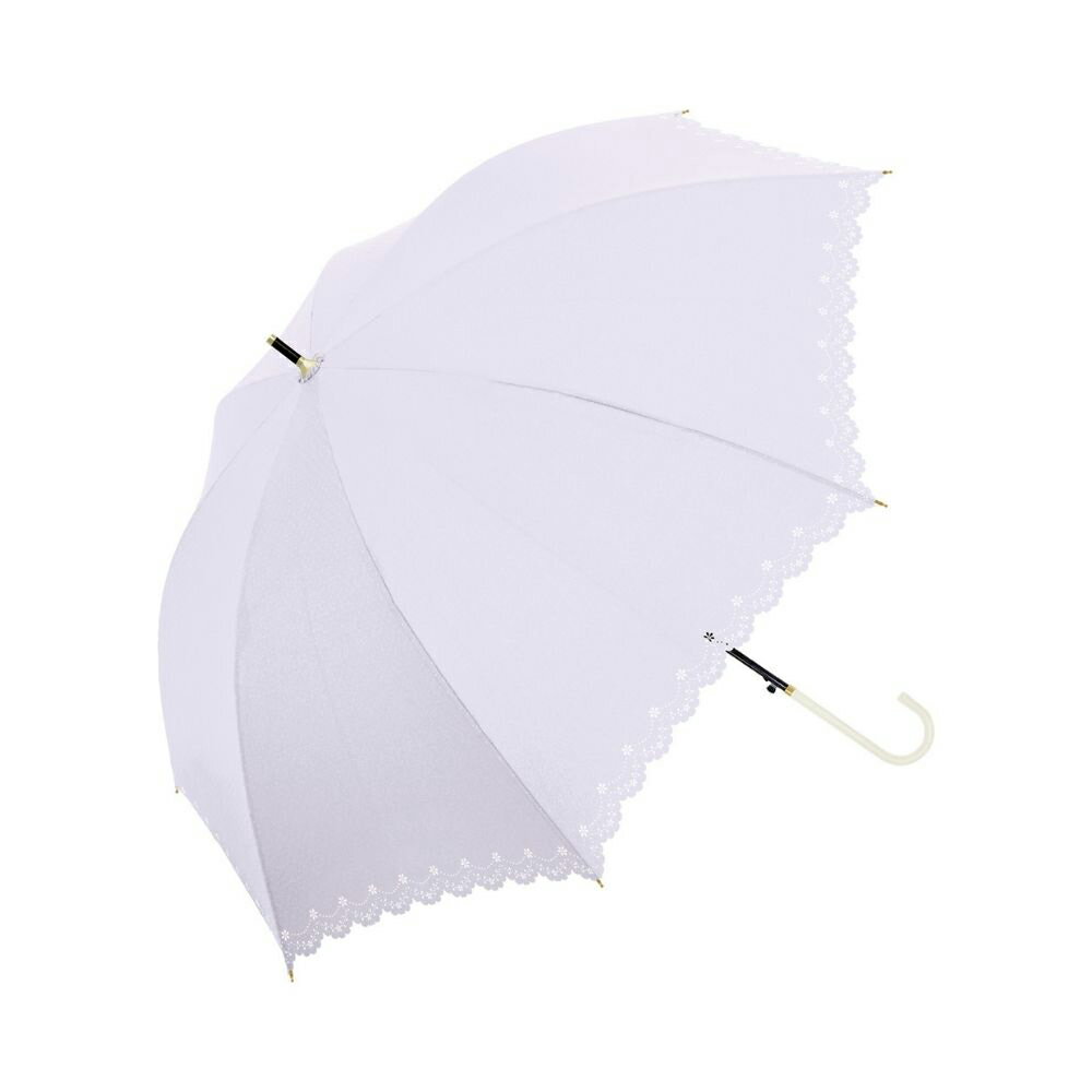晴雨兼用傘 長傘 傘 かさ 花柄 UVフラワーヒートカット 親骨58cm UV99.9%カット 遮熱 社効率100% 暑さ対策 熱中症対策 紫外線対策 ポリエステル 通学 通勤 旅行 レジャー ギフト プレゼント かわいい 可愛い 上品 おしゃれ